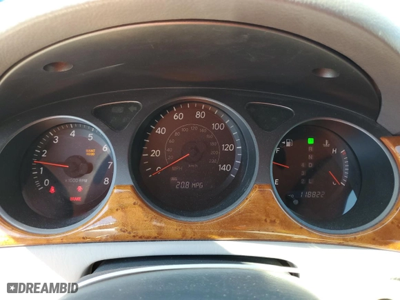 2005 Lexus ES 330 with VIN JTHBA30G355078351, listed as a Copart auction lot 49896605 with 118,822 mi miles and Salvage Title. Bid and sale history available at carsss.com. Image 9.