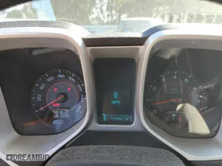 2013 Chevrolet Camaro LS with VIN 2G1FE1E3XD9142543, listed as a Copart auction lot 43903145 with 74,160 mi miles and Salvage Title. Bid and sale history available at carsss.com. Image 9.