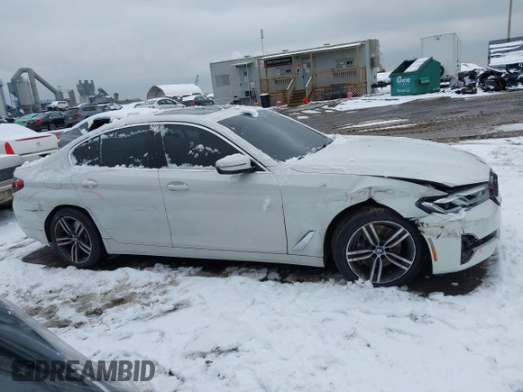 2021 BMW 5 Series 540i xDrive with VIN WBA73BJ06MWX35226, listed as a IAAI auction lot 41534763 with 30,816 mi miles and . Bid and sale history available at DreamBid. Image 13.