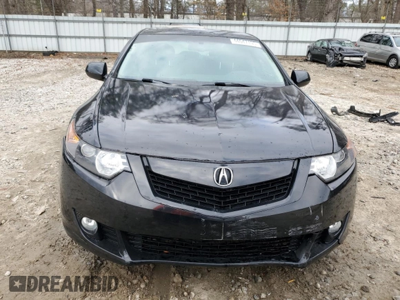 2010 Acura TSX with VIN JH4CU2F64AC004897, listed as a Copart auction lot 44047195 with 0 mi miles and Salvage Title. Bid and sale history available at carsss.com. Image 5.