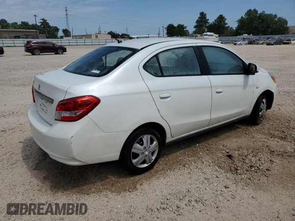 2020 Mitsubishi Mirage G4 ES with VIN ML32F3FJ8LHF04543, listed as a Copart auction lot 54212004 with 75,631 mi miles. Bid and sale history available at carsss.com. Image 3.