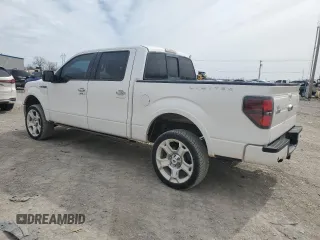 2011 Ford F-150 Lariat with VIN 1FTFW1E62BFB43589, listed as a Copart auction lot 47237045 with 93,947 mi miles and Salvage Title. Bid and sale history available at carsss.com. Image 2.