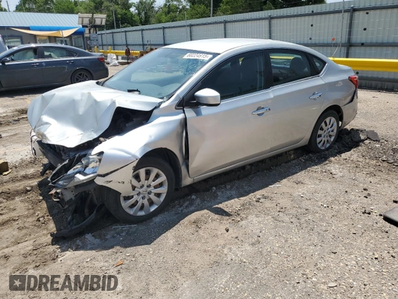 2017 Nissan Sentra SV with VIN 3N1AB7AP0HL656767, listed as a Copart auction lot 60224915 with 66,324 mi miles and Salvage title. Bid and sale history available at DreamBid. Image 1.