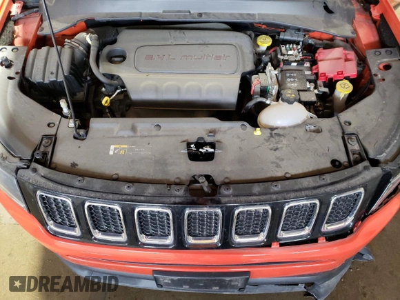 2021 Jeep Compass Sport with VIN 3C4NJDAB8MT502564, listed as a Copart auction lot 57710475 with 42,448 mi miles and Clean title. Bid and sale history available at DreamBid. Image 12.