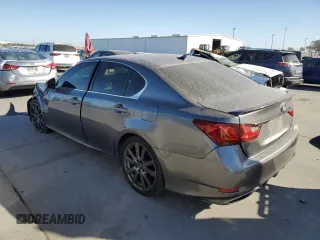 2014 Lexus GS 350 with VIN JTHBE1BL7E5034081, listed as a Copart auction lot 76626814 with 124,207 mi miles and Salvage Title. Bid and sale history available at carsss.com. Image 2.