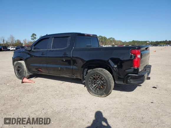 2020 Chevrolet Silverado 1500 RST with VIN 3GCPWDED5LG214689, listed as a Copart auction lot 87282244 with 96,428 mi miles and Non Repairable. Bid and sale history available at DreamBid. Image 2.