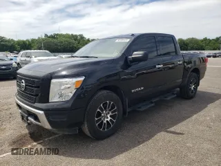2021 Nissan Titan SV with VIN 1N6AA1EE2MN528429, listed as a Copart auction lot 56388524 with 93,353 mi miles and Salvage Title. Bid and sale history available at carsss.com. Image 1.
