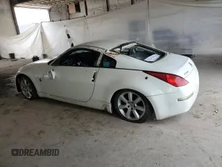 2006 Nissan 350Z with VIN JN1AZ34D56M309072, listed as a Copart auction lot 58724525 with Not provided miles and Salvage title. Bid and sale history available at DreamBid. Image 2.