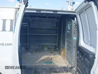 2017 Chevrolet Express Cargo Van with VIN 1GCWGAFF6H1176404, listed as a IAAI auction lot 42014572 with 104,378 mi miles. Bid and sale history available at carsss.com. Image 8.
