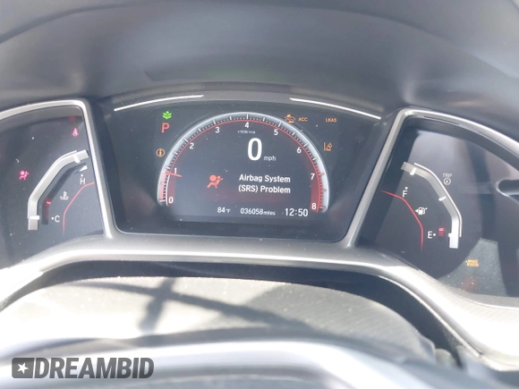 2021 Honda Civic Sport with VIN 2HGFC2F80MH527517, listed as a IAAI auction lot 42020871 with 36,058 mi miles and . Bid and sale history available at DreamBid. Image 7.