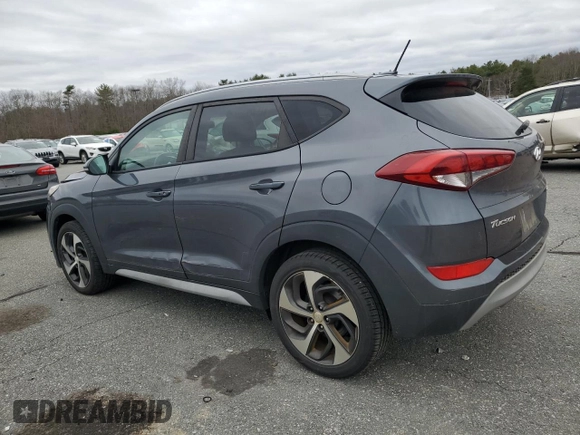 2017 Hyundai Tucson Sport with VIN KM8J3CA29HU495246, listed as a Copart auction lot 52799745 with 107,162 mi miles and Salvage Title. Bid and sale history available at DreamBid. Image 2.