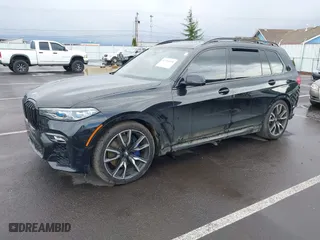 2019 BMW X7 xDrive50i with VIN 5UXCX4C58KLS35818, listed as a IAAI auction lot 41750098 with 69,661 mi miles. Bid and sale history available at carsss.com. Image 2.