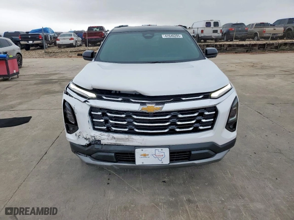 2025 Chevrolet Equinox FWD LT with VIN 3GNAXHEG3SL261219, listed as a Copart auction lot 47646205 with 696 mi miles and Salvage Title. Bid and sale history available at carsss.com. Image 5.