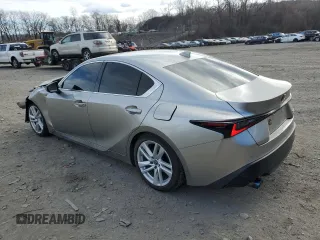 2021 Lexus IS 300 with VIN JTHC81F27M5044864, listed as a Copart auction lot 87612335 with 39,584 mi miles and Salvage title. Bid and sale history available at DreamBid. Image 2.