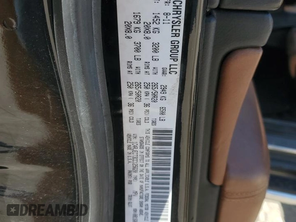 2012 Jeep Grand Cherokee Overland with VIN 1C4RJECT3CC125620, listed as a Copart auction lot 45553565 with 168,409 mi miles and Salvage Title. Bid and sale history available at carsss.com. Image 13.