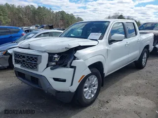 2022 Nissan Frontier SV with VIN 1N6ED1EJ8NN605313, listed as a IAAI auction lot 41734404 with 71,456 mi miles. Bid and sale history available at carsss.com. Image 2.