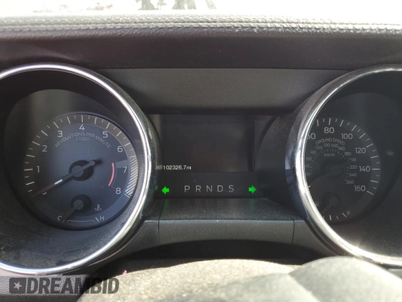 2017 Ford Mustang EcoBoost Premium with VIN 1FATP8UH0H5217950, listed as a Copart auction lot 59713445 with 102,326 mi miles and Salvage title. Bid and sale history available at DreamBid. Image 9.