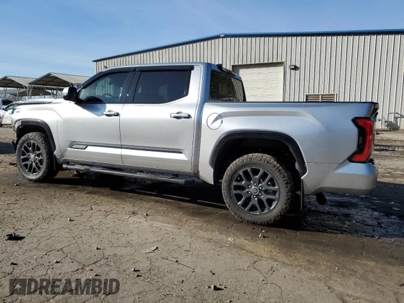2023 Toyota Tundra Platinum с VIN 5TFNA5DB8PX080032, выставлен на аукционе Copart как лот 42723895 с пробегом 13 710 миль миль и Списание • Salvage title. История ставок и продаж доступна на DreamBid. Изображение 2.