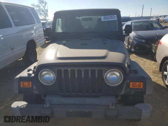 2005 Jeep Wrangler SE with VIN 1J4FA291X5P340277, listed as a Copart auction lot 88562825 with 224,475 mi miles and Clean Title. Bid and sale history available at carsss.com. Image 5.