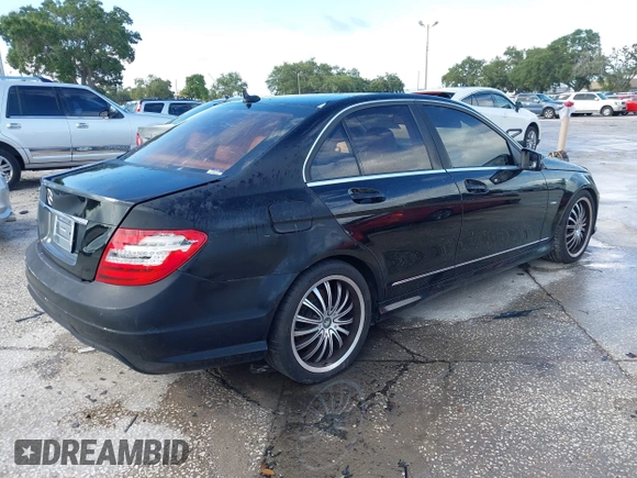 2012 Mercedes-Benz C 250 Sport with VIN WDDGF4HB7CR195451, listed as a IAAI auction lot 42675323 with 159,457 mi miles and . Bid and sale history available at DreamBid. Image 4.