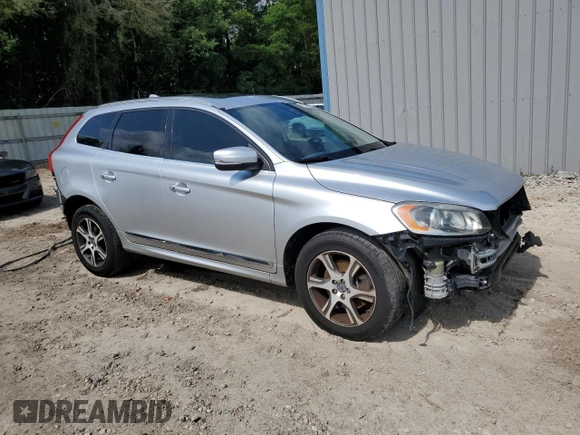 2014 Volvo XC60 R-Design Premier Plus with VIN YV4902DZ5E2516262, listed as a Copart auction lot 57967335 with 123,313 mi miles and Salvage title. Bid and sale history available at DreamBid. Image 4.