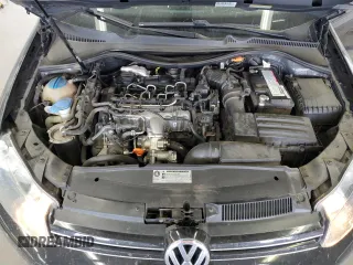 2011 Volkswagen Jetta TDI with VIN 3VWPL7AJ5BM644807, listed as a Copart auction lot 60695205 with 103,610 mi miles and Salvage title. Bid and sale history available at DreamBid. Image 11.