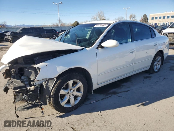 2006 Nissan Altima 2.5 with VIN 1N4AL11D56N412905, listed as a Copart auction lot 47130595 with 0 mi miles and Salvage Title. Bid and sale history available at carsss.com. Image 1.