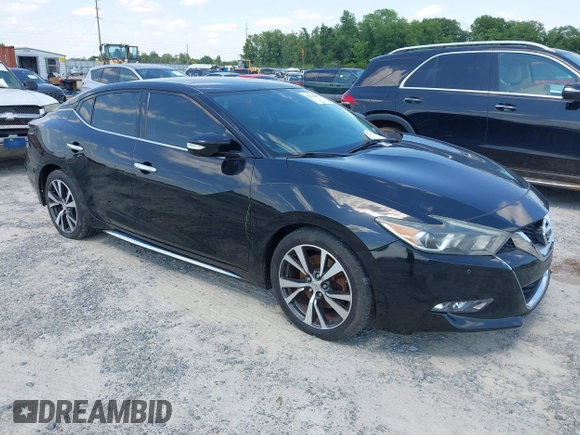 2016 Nissan Maxima SL z VIN 1N4AA6AP1GC381727, wystawiony jako IAAI lot #42275430 z przebiegiem 89 529 mil mil oraz . Historia ofert i sprzedaży dostępna na DreamBid. Obrazek 1.
