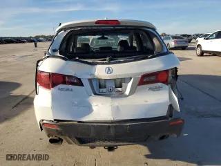 2010 Acura RDX Tech Pkg with VIN 5J8TB2H52AA003076, listed as a Copart auction lot 80296204 with 0 mi miles and Salvage Title. Bid and sale history available at carsss.com. Image 6.
