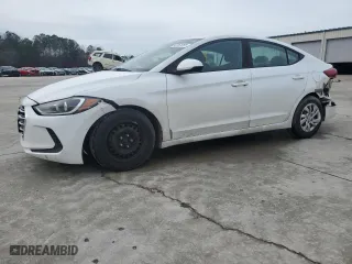 2017 Hyundai Elantra SE with VIN 5NPD74LF7HH079959, listed as a Copart auction lot 45161265 with 128,967 mi miles and Salvage Title. Bid and sale history available at carsss.com. Image 1.