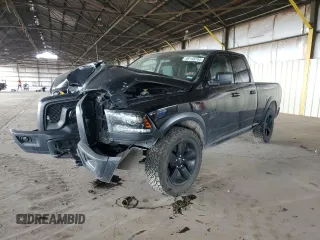 2019 Ram 1500 Classic Warlock with VIN 1C6RR6GT7KS734326, listed as a Copart auction lot 68149764 with 0 mi miles and Salvage Title. Bid and sale history available at carsss.com. Image 1.