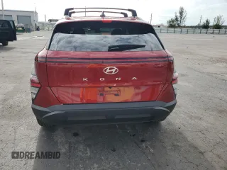 2024 Hyundai Kona SEL with VIN KM8HB3ABXRU103104, listed as a Copart auction lot 59023075 with 9,740 mi miles and Salvage title. Bid and sale history available at DreamBid. Image 6.