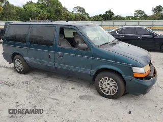 1995 Dodge Caravan Grand SE z VIN 1B4GH44R8SX633988, wystawiony jako Copart lot #65667454 z przebiegiem 121 183 mil mil oraz Tytuł czysty. Historia ofert i sprzedaży dostępna na DreamBid. Obrazek 4.
