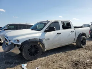 2015 Ram 1500 Express with VIN 3C6RR6KT1FG632900, listed as a Copart auction lot 49971475 with 153,949 mi miles and Salvage title. Bid and sale history available at DreamBid. Image 1.