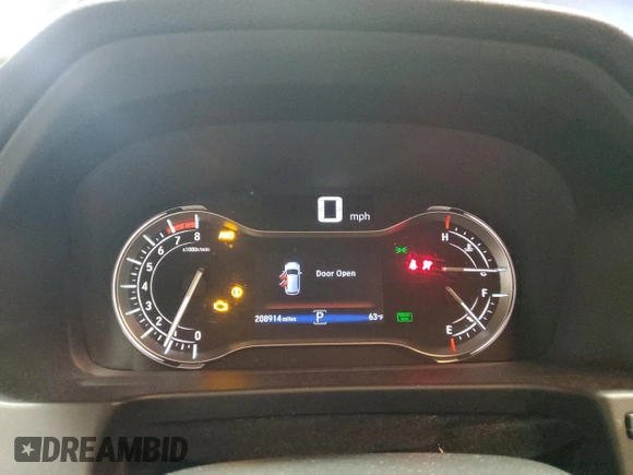 2016 Honda Pilot EX-L with VIN 5FNYF6H75GB064214, listed as a Copart auction lot 51669645 with 208,914 mi miles and Salvage Title. Bid and sale history available at carsss.com. Image 9.
