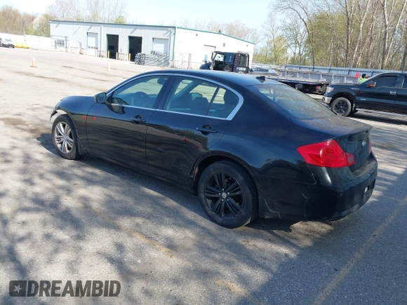 2010 Infiniti G37 x with VIN JN1CV6AR8AM451558, listed as a IAAI auction lot 42144480 with 128,051 mi miles. Bid and sale history available at carsss.com. Image 3.