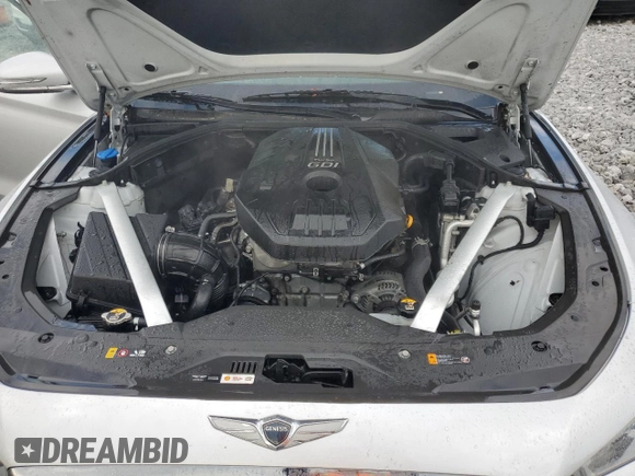 2019 Genesis G70 2.0T Advanced with VIN KMTG34LA9KU027051, listed as a Copart auction lot 71967634 with 41,356 mi miles and Salvage Title. Bid and sale history available at carsss.com. Image 12.