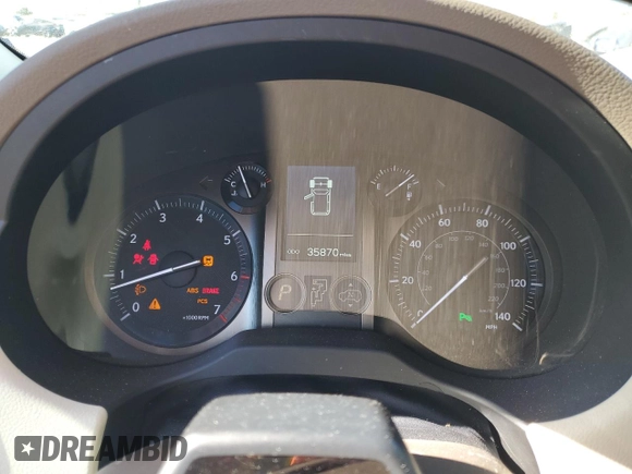 2019 Lexus GX with VIN JTJJM7FX7K5212483, listed as a Copart auction lot 88507265 with 35,870 mi miles and Salvage Title. Bid and sale history available at carsss.com. Image 9.
