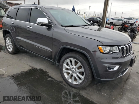 2017 Jeep Grand Cherokee Limited with VIN 1C4RJEBG8HC617099, listed as a Copart auction lot 59698505 with 79,154 mi miles and Salvage title. Bid and sale history available at DreamBid. Image 4.