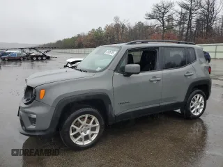 2020 Jeep Renegade Latitude z VIN ZACNJBBB1LPL84654, wystawiony jako Copart lot #51606785 z przebiegiem 56 199 mil mil oraz Szkoda całkowita • Salvage title. Historia ofert i sprzedaży dostępna na DreamBid. Obrazek 1.