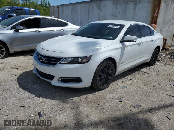 2018 Chevrolet Impala LT with VIN 2G1105S37J9115638, listed as a Copart auction lot 51259983 with 59,472 mi miles and Clean Title. Bid and sale history available at DreamBid. Image 1.