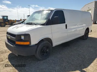 2007 Chevrolet Express Cargo with VIN 1GCGG29U571145289, listed as a Copart auction lot 63763715 with 383,234 mi miles and Clean title. Bid and sale history available at DreamBid. Image 1.