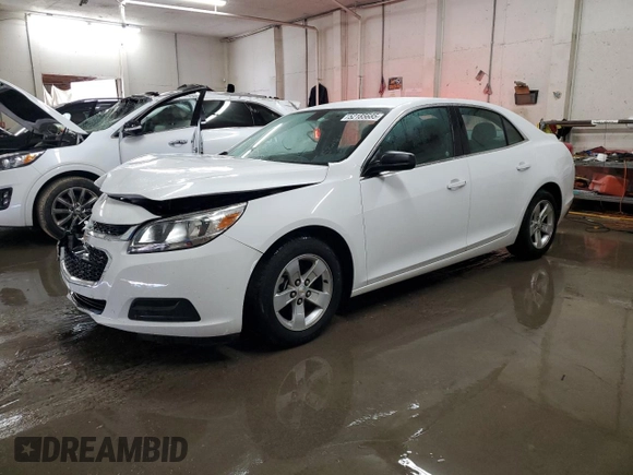 2015 Chevrolet Malibu LS with VIN 1G11B5SL4FF219724, listed as a Copart auction lot 52185685 with 118,567 mi miles and Salvage Title. Bid and sale history available at DreamBid. Image 1.