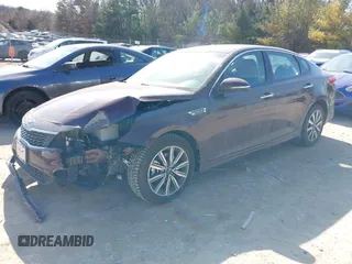 2019 Kia Optima LX with VIN 5XXGT4L3XKG369534, listed as a IAAI auction lot 41768690 with 63,905 mi miles. Bid and sale history available at carsss.com. Image 2.