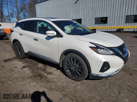 2019 Nissan Murano Platinum z VIN 5N1AZ2MS6KN103426, wystawiony jako Copart lot #47499375 z przebiegiem 98 929 mil mil oraz Szkoda całkowita • Salvage title. Historia ofert i sprzedaży dostępna na DreamBid. Obrazek 4.