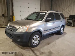 2005 Honda CR-V LX with VIN JHLRD785X5C041278, listed as a Copart auction lot 52346405 with 212,070 mi miles and Clean Title. Bid and sale history available at carsss.com. Image 1.