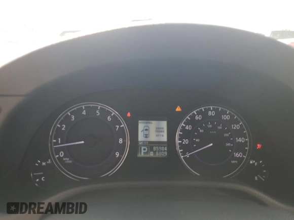 2013 Infiniti G37 IPL with VIN JN1CV6EK3DM920475, listed as a Copart auction lot 50588115 with 85,984 mi miles and Salvage Title. Bid and sale history available at carsss.com. Image 9.