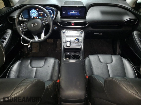 2023 Hyundai Santa Fe Limited with VIN 5NMS4DAL2PH485880, listed as a Copart auction lot 44610855 with 20,015 mi miles and Salvage Title. Bid and sale history available at carsss.com. Image 8.