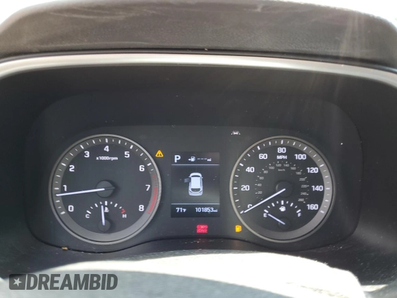 2019 Hyundai Tucson Limited with VIN KM8J3CAL9KU973231, listed as a Copart auction lot 57896145 with 101,853 mi miles and Salvage title. Bid and sale history available at DreamBid. Image 9.