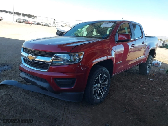 2020 Chevrolet Colorado 2WD LT with VIN 1GCGSCEN3L1133641, listed as a IAAI auction lot 41686740 with 55,684 mi miles. Bid and sale history available at carsss.com. Image 17.